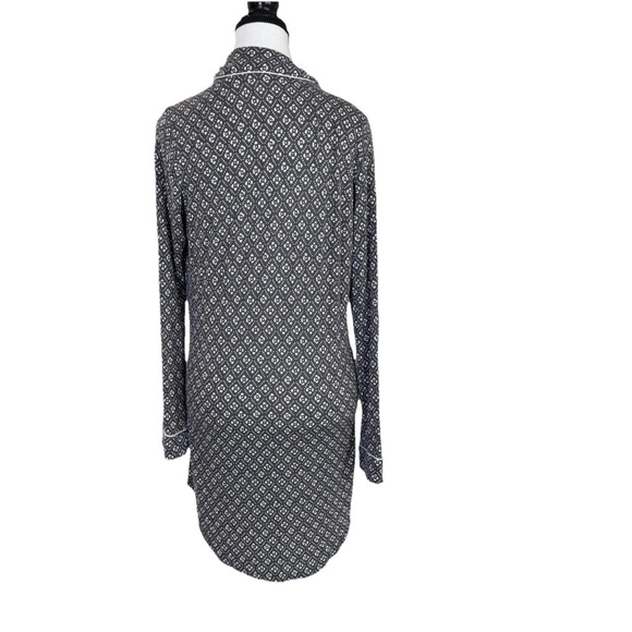 Nordstrom Lingerie Gray Nightshirt Sleepwear Nightgown Small Loungewear Modal - Picture 2 of 6
